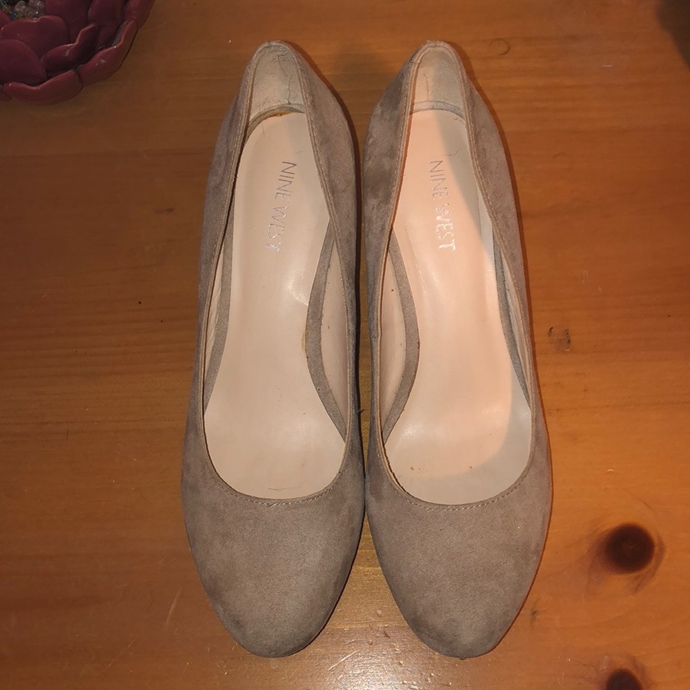 Nine West suede wedges